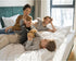 HOMEIDEAS Queen Size Bed Sheets - 6 Piece Set (White) - Extra Soft Brushed Microfiber 1800 Bedding Sheets, Deep Pocket, Wrinkle & Fade Free...
