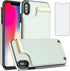 Asuwish Phone Case for iPhone Xs Max Wallet Cover with Tempered Glass Screen Protector and Leather Purse Credit Card Holder Slot Cell i X XR Xsmax...
