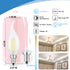 CRLight 2W 4000K LED Candelabra Bulb Daylight White Glow, 25W Equivalent 250LM, E12 Chandelier Dimmable LED Light Bulbs, Antique Edison C35 Froste...