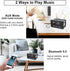 DIY Bluetooth-Compatible Speaker Kit, DIY FM Radio Soldering Project USB Mini Home Sound Amplifier DIY Electronics Kit with Digital Display and Co...