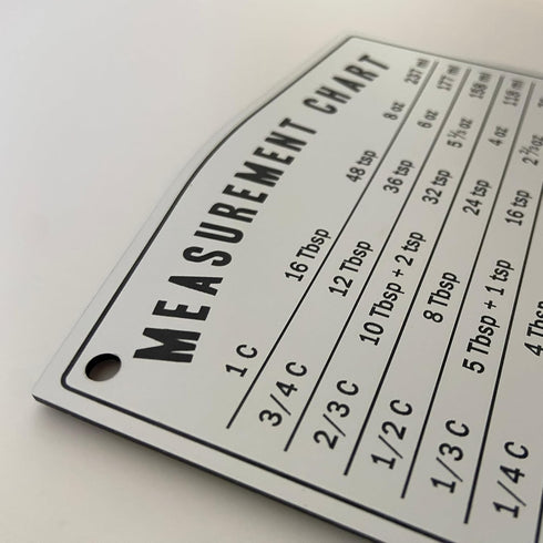 Kitchen Baking Measurement Conversion Chart Magnet | Must Have for Any Chef | Cups Teaspoons Tablespoon Ounces and Milliliters | Magnetic Cooking ...