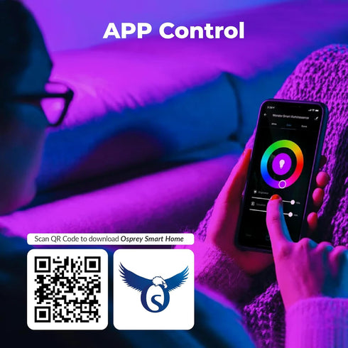 Smart Light Bulbs, 16 Million RGBCW/WW LED Light Bulbs, Music Sync, Bluetooth and Wi-Fi, App Control, A19 E26 9W (60W Equivalent), 806LM (4 Pack)...