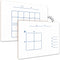 SCRIBBLEDO Dry Erase Ten Frame Area Model Board 9" x 12" Double Sided Whiteboard Math manipulatives for Kids - Area Model and 2 Ten Frames Math Pr...