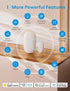 meross Smart WiFi Door & Window Sensor Kit, Support Apple HomeKit, Alexa, Google, SmartThings for Burglar Alert, 328ft Range, Home Automation, Sec...