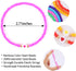 Colorful Beaded Bracelets for Women Glass Seed Beads Stackable Heart Beads Rainbow Stretch Friendship Bracelets Elastic Heishi Surfer Bracelets Se...