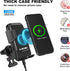 Auto Climping Wireless Car Charger Vent Mount, 15W Fast Charging Air Vent Car Phone Holder for iPhone 11/12/13/14/15 Mini/Pro 12/11/XS/XR/X/8,Sams...