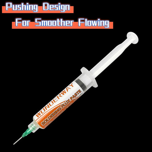 Sn42/Bi58 T4 Lead Free Solder Paste (30g) & Lead-Free Solder Flux 10cc, Supplied By Wonderway...