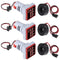 3pcs 3 in 1 60-500V 0-100A AC Digital Ammeter Voltmeter, 22mm Square Digital Tube Screen with Transformer, LED Display Voltage Detector Current Te...