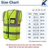 Reflective Safety Vest for Men Women with 8 Pockets and Zipper High Visibility Mesh Construction Work Vest Meets ANSI/ISEA Standards (KZ170-Yellow...