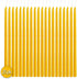 Hyoola Thin Beeswax Taper Candles - 25 Pack - Handmade, All Natural, 100% Pure Scented Bee Wax Candle - Tall, Decorative, Golden Yellow - 6” Tall ...