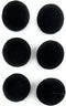 6 Black Velvet Buttons Set ~, Half Ball Style Blazer, Dresses,~ Sportscoats, Dresses, (6 Black Velvet 3/4'' -#30)...