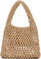Freie Liebe Small Crochet Tote Bag for Women Summer Mesh Woven Handbags Beach Hobo Bag...