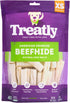 American Sourced Beefhide Mini Rolls 3-3.5" Dog Chew Treats - Natural Flavor, 40 Count/1 Pack...