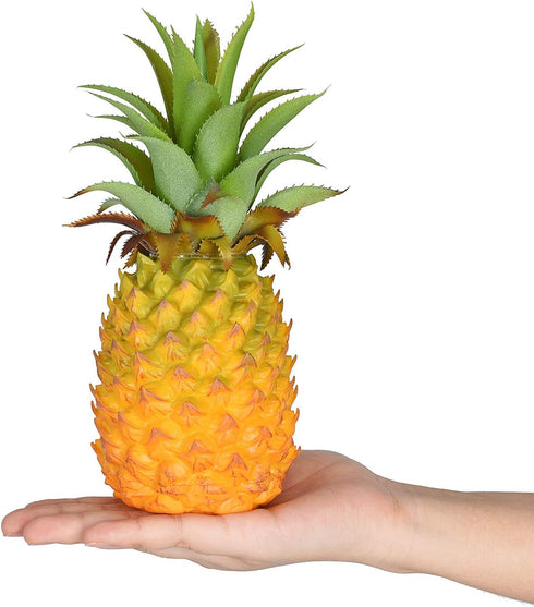 Lvydec Artificial Pineapple, Realistic Artificial Fruit Fake Pineapple for Home Cabinet Table Party Decoration (8.2")...