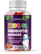 Built by Nature Kids Probiotic Gummies - 6 Diverse Probiotic Strains - Digestive & Immune Support - Chewable Kid Probiotic Gummy Supplement - No R...