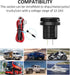 12V USB Outlet Qidoe 38W Dual USB Quick Charge 3.0 with Voltmeter Switch Aluminum Car Charger for Marine Car Truck Motorcycle Boat......