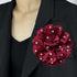 Elegant Large Rose Flower Brooches Lapel Pins Handmade Dainty Satin Fabric Pearl Brooches Big Camellia Flower Brooch Pin for Women Wedding Part Da...