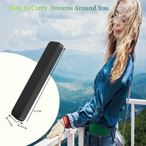 Bluetooth Pillow Speaker for Sleeping, Bone Conduction Stereo Wireless Music Sleep Headphones, Under Pillow Speaker Insomnia Mini White Noise Mach...