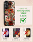 Shorogyt for Samsung Galaxy S23 FE Wallet Case with Card Holder, Designer Mushroom Flower Pattern Kickstand Magnetic Clasp Back Flip Folio Leather...