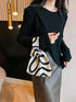 Verdusa Women's Knit Satchel Handbag Small Crochet Purse Casual Tote Bag...