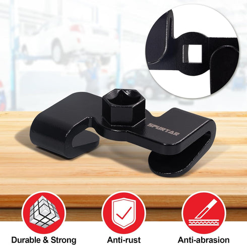 Spurtar Wrench Extender Tool for 1/2" Drive or 21 mm Hex Drive, Wrench Extension Adjustable Wrench Adapter with Heat Treatment for Cheater Bar...