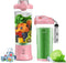 Portable Blender, Personal Size Blender for Shakes and Smoothies with 6 Blades, 20 Oz Mini Blender Cup with Travel Lid and USB Rechargeable for Of...