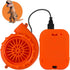 Mini Blower Fan for Dinosaur Costume, Orange Upgrade Inflatable Costume Fans Replacement Blow up Blower Potable USB Air Pump...
