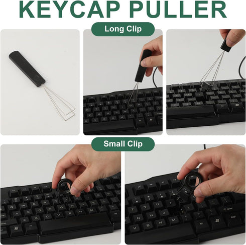 Set of 5pcs Keyboard Cleaning Tools, Keycap Remover Key Switch Puller Keycap Puller Kit with Keycap Tweezers for Hot Swappable Mechanical Keyboard...