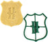 Cookie Cutter by 3DForme, Harry Potter`s sign Serias Baking Cake Fondant Frame Mold for Buscuit, Set 2 Piece...