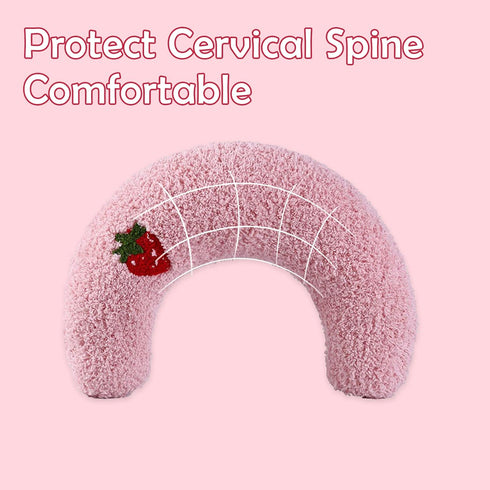 T'CHAQUE Soft Dog Bed Pillows, Ideal Naptime Sleeping Companion for Small Indoor Dogs and Cats, Pet Neck Pillow for Upper Spine Support, Cuddle Sn...