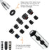 Kitchen Sink Faucet Head Replacement - Chrome Kitchen Faucet Spray Head with 10 Adapters, Stainless Steel Pull Out Kitchen Faucet Replacement Spra...