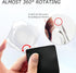 MAGDEPO 6X Small Pocket Size Folding Magnifier 1.75" Acrylic Magnifying Lens with Protective Air-Cushioned Faux Leather Rotatable & Compact for Re...