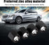 4 Pack Car Valve Stem Caps, Skull Tire Air Valve Caps for Car, Universal Tire Wheel Rim Dust Covers (Black & White)...