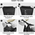 Waterproof Dry Bag Floating Roll Top Dry Backpacks for Kayaking, Rafting, Boating, SUP, Fishing with IPX8 Waterproof Phone Case, Black, 10L...
