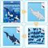 Ocean Sticker Book Crafts for Kids Ages 4-8 Sticker Paint Number Books, Stickers for Kids Girls Boys Birthday Easter Day Party Favor Gift Car Road...