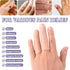 ANCIRS 10pcs Gel Finger Support Protector Caps Gloves, Gel Finger Cots/Covers, Silicone Fingertips for Hands Cracking, Eczema Skin, Trigger Finger...