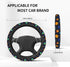 Steering Wheel Cover for Women Men Colorful Cartoon Space Planets Neoprene Steering Wheel Protector Universal Fit Most Car Sedans SUVs - 15 Inch...