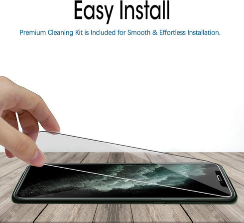 Ferilinso 3 Pack Screen Protector for iPhone 11 Pro Max with 3 Pack Tempered Glass Camera Lens Protector Phone Case Friendly Ultra Accessories Pro...