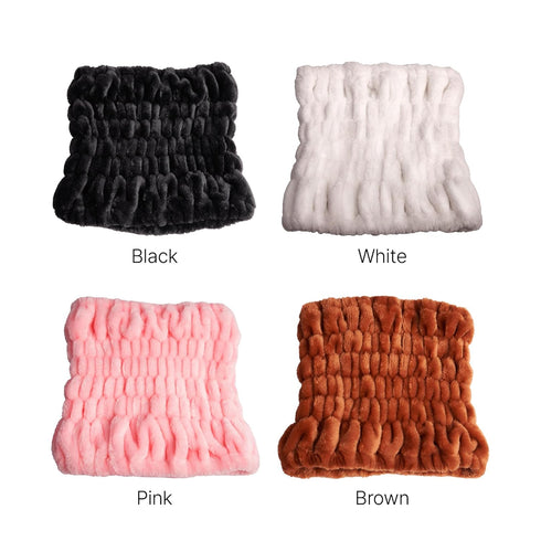 Red by Kiss Extra Wide Spa Headband, Super Absorbent & Soft Fluffy Plush Fleece, Full Hairline Coverage, Essential for Makeup, Skincare, Face Wash...