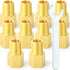 GASHER 5PCS 1/8" NPT Brake Line Adapter Fittings 3/8"-24 Threads for Inverted Flare Female...