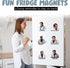 12 Pack Dr Now Magnets, Funny Dr. Nowzaradan Fridge Magnet - 3" × 3" Strong Magnets, Black Text, Motivational Diet Helper - Cute Fun Magnetic Acce...