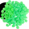 150 PCS Luminous Stones - Green Glow Rocks Decorations DIY Decorative Pebbles for Aquarium Fish Tank Sidewalk Garden Path Patio Terrace Lawn Yard ...