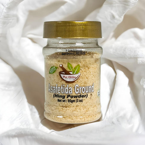 Desi Kitchen Spices All Natural | Salt Free | Vegan | NON GMO | Asafetida (Hing) Ground 3oz...