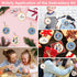 BEUNITONE 4PCS Universe Embroidery Kit Rocket Stamped Cross Stitch Kit Planet Astronauts Needlepoint Kit DIY Adult Beginner Stamped Cross Stitch K...