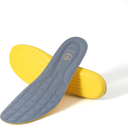 Full Length Memory Foam Shoes Insert with Arch Support - Premium Cushioning Orthopedic Shoe Insoles for Heel Pain & Plantar Fasciitis Running Hiki...