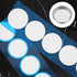 50pcs Synthetic Filter Paper Stickers, 84mm Diameter Adhesive Filter Discs 0.3 µm Wide Mouth Mason Jar Lids Filter Patch for Mushroom Cultivation...