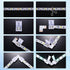 35 Pieces LED Strip Connector 5 Pin Solderless LED Light Connector L Shape LED Lights Extension T Shape Solderless LED Adapter Connector for 5050 ...