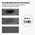 Instant Dry Sink Caddy Kitchen Sink Organizer, Quick Drying Stone Sink Tray Diatomite Sponge Holder Soap Dish, Bathroom Countertop Fast Dry Water ...