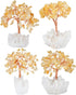 mookaitedecor Citrine Crystal Tree, Quartz Cluster Rock Crystal Base Bonsai Money Tree for Wealth and Luck...