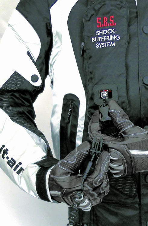 Hit-Air Coiled Wire Lanyard, Tether Connection, Compatible with Hit-Air Jackets and Vests, Motorcycle Tandem Use...